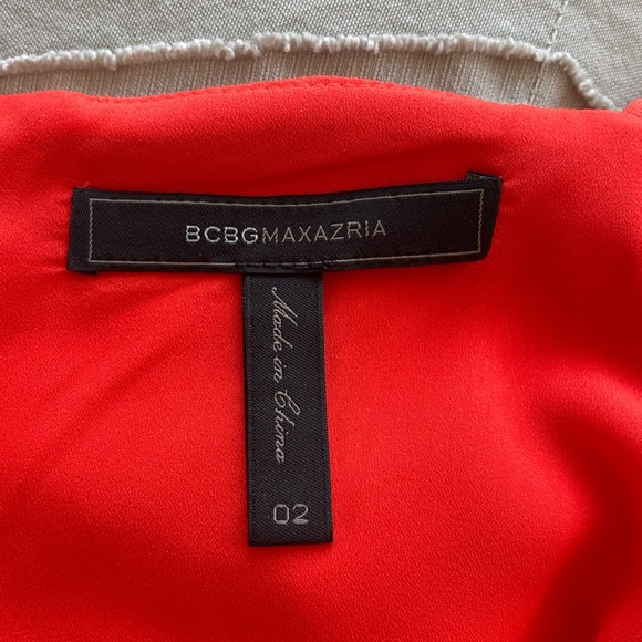 BCBGMaxAzria Flutter Crepe Gown - Picture 2 of 2